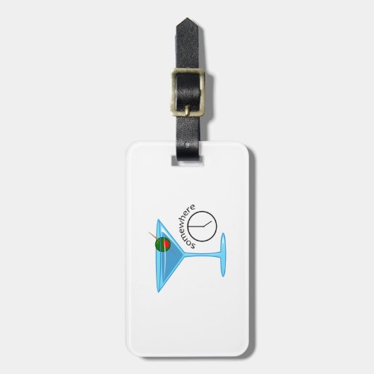 FÜNF O SCHLIESSEN SIE IRGENDWO GEPÄCKANHÄNGER (Vorderseite vertikal)