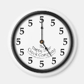 FÜNF O'CLOCK CLOCK MAGNET (Vorne)