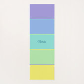Fünf Palette 2-Seiten Design-Yoga-Mat Yogamatte (Rückseite)