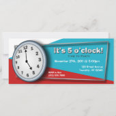 Fünf Party Einladungen (Vorderseite)