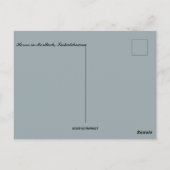 Fünf Pferde in Mortlach Saskatchewan Kanada Postkarte (Rückseite)