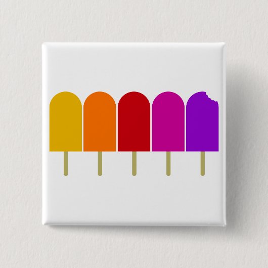 Fünf Popsicles Button (Vorderseite)