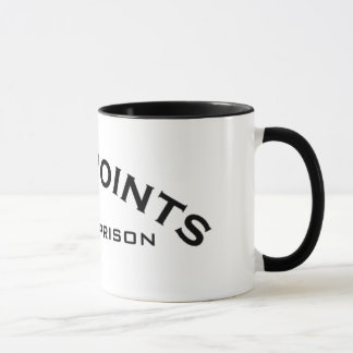 Fünf Punkte Logo-Staats-Gefängnis-Logo- Tasse