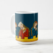 Fünf Queen Kaffeetasse (Vorderseite Links)