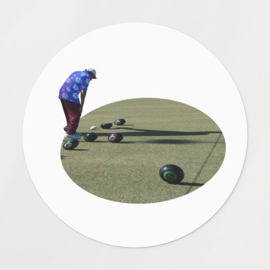 Fünf Rasenschüsseln, Bilder, Etiketten (Design 2)