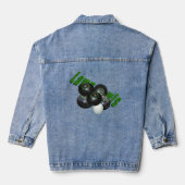 Fünf Rasenschüsseln und Jack, Ladys Denim Jacket Jeansjacke (Rückseite)