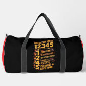 Fünf Regeln für Feuerwehrleute Duffle Bag (Vorderseite)