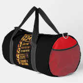 Fünf Regeln für Feuerwehrleute Duffle Bag (Rechte Ecke)