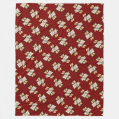 Fünf Ringe Das Cut-Out-Stift-Motiv des Pentateuch Fleecedecke (Vorderseite)