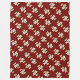 Fünf Ringe Das Cut-Out-Stift-Motiv des Pentateuch  Fleecedecke