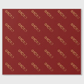 Fünf Ringe Der Pentateuch-Ausschnitt 1 Geschenkpapier (Flach)