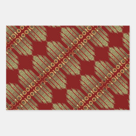 Fünf Ringe Der Pentateuch Cut-Out Stencil Motiv 2 Geschenkpapier Set