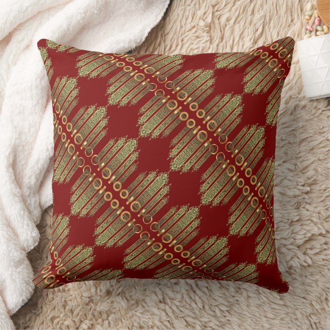 Fünf Ringe Der Pentateuch Cut-Out Stencil Motiv 2 Kissen (Decke)