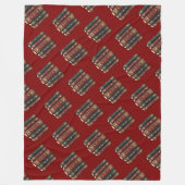 Fünf Ringe Der Pentateuch Cut-Out Stencil Motiv 3 Fleecedecke (Vorderseite)