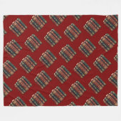 Fünf Ringe Der Pentateuch Cut-Out Stencil Motiv 3 Fleecedecke (Vorderseite (Horizontal))