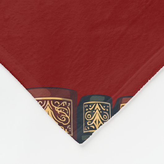 Fünf Ringe Der Pentateuch Cut-Out Stencil Motiv 3 Fleecedecke (Ecke)