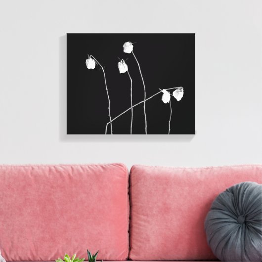 Fünf Rose Leinwanddruck (Insitu (Wohnzimmer))