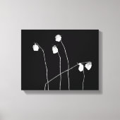 Fünf Rose Leinwanddruck (Vorderseite)