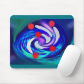 Fünf rote Sterne Mousepad (Mit Mouse)