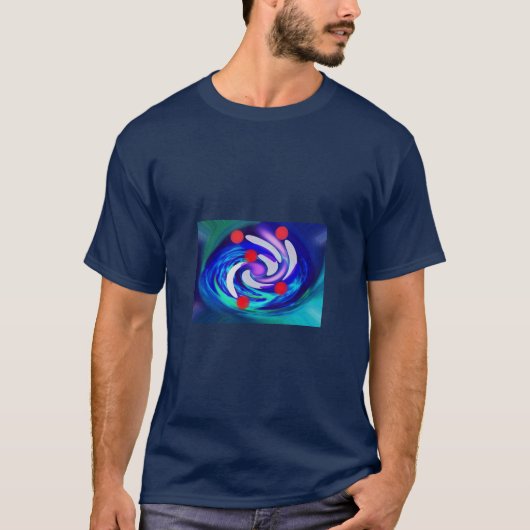 Fünf rote Sterne T-Shirt (Vorderseite)