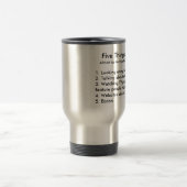 Fünf Sachen schlicht Reisebecher (Mittel)