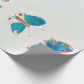 Fünf Schmetterlinge, Redon Geschenkpapier (Ecke)