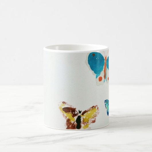 Fünf Schmetterlinge, Redon Kaffeetasse (Mittel)