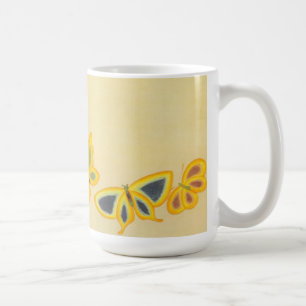 Fünf Schmetterlinge - Tasse
