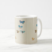 Fünf Schmetterlinge von Odilon Redon Kaffeetasse (VorderseiteRechts)