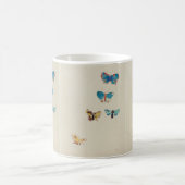 Fünf Schmetterlinge von Odilon Redon Kaffeetasse (Mittel)