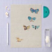 Fünf Schmetterlinge von Odilon Redon Seidenpapier (Handwerk)