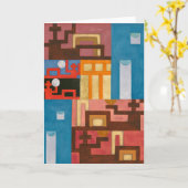 Fünf-Seiten-Zahlen | Sophie Taeuber-Arp | Karte (Gelbe Blume)