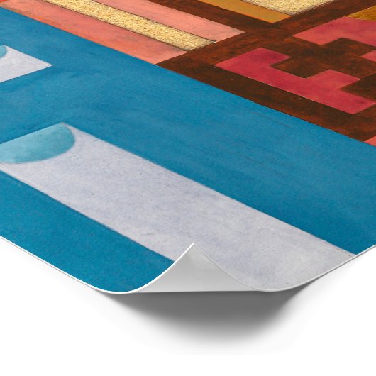 Fünf-Seiten-Zahlen | Sophie Taeuber-Arp | Poster (Ecke)