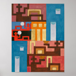 Fünf-Seiten-Zahlen | Sophie Taeuber-Arp | Poster