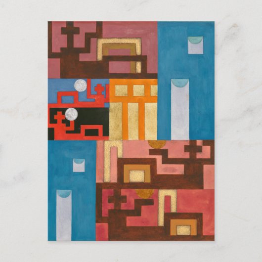 Fünf-Seiten-Zahlen | Sophie Taeuber-Arp | Postkarte (Vorderseite)