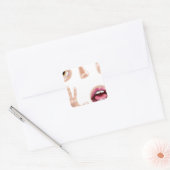 Fünf Sensorteile Quadratischer Aufkleber (Umschlag)