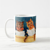 Fünf singende Katzen, Louis Wain Kaffeetasse (Links)