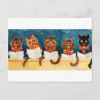 Fünf singende Katzen, Louis Wain