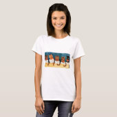 Fünf singende Katzen, Louis Wain T-Shirt (Vorne ganz)