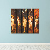 Fünf Sinne 1872 Leinwanddruck (Insitu (Holzboden))