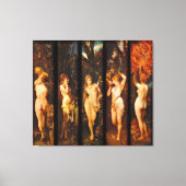 Fünf Sinne 1872 Leinwanddruck (Vorderseite)