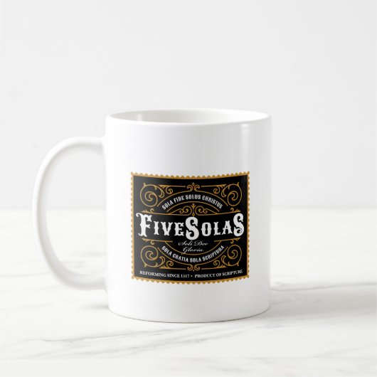 Fünf Solas Kaffeetasse (Links)