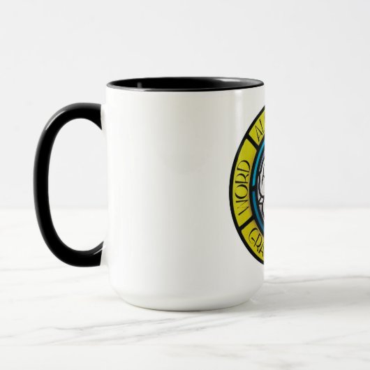 Fünf Solas= Luthers Rose Tasse (Links)