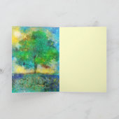 Fünf Sommerabende, Grußkarten Karte (Innenseite)