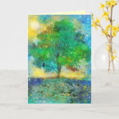 Fünf Sommerabende, Grußkarten Karte (Gelbe Blume)