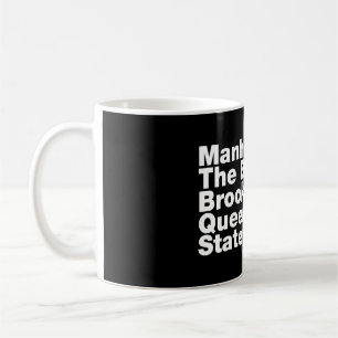 Fünf Stadtbezirke ~ New York City Kaffeetasse