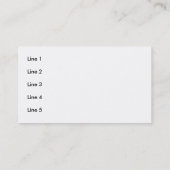 FÜNF STEINE: KIESEL: VISITENKARTE (Rückseite)