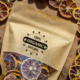 Fünf-Sterne-Bioprodukt, Ökologisch Gummistempel