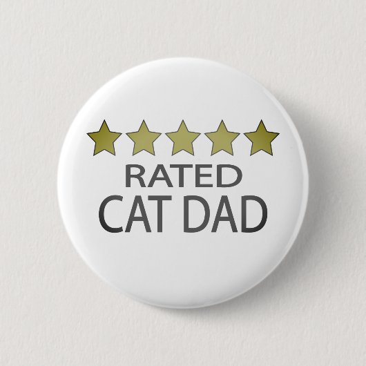 Fünf-Sterne-Cat-Vater Button (Vorderseite)