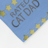 Fünf-Sterne-Cat-Vater Fleecedecke (Ecke)